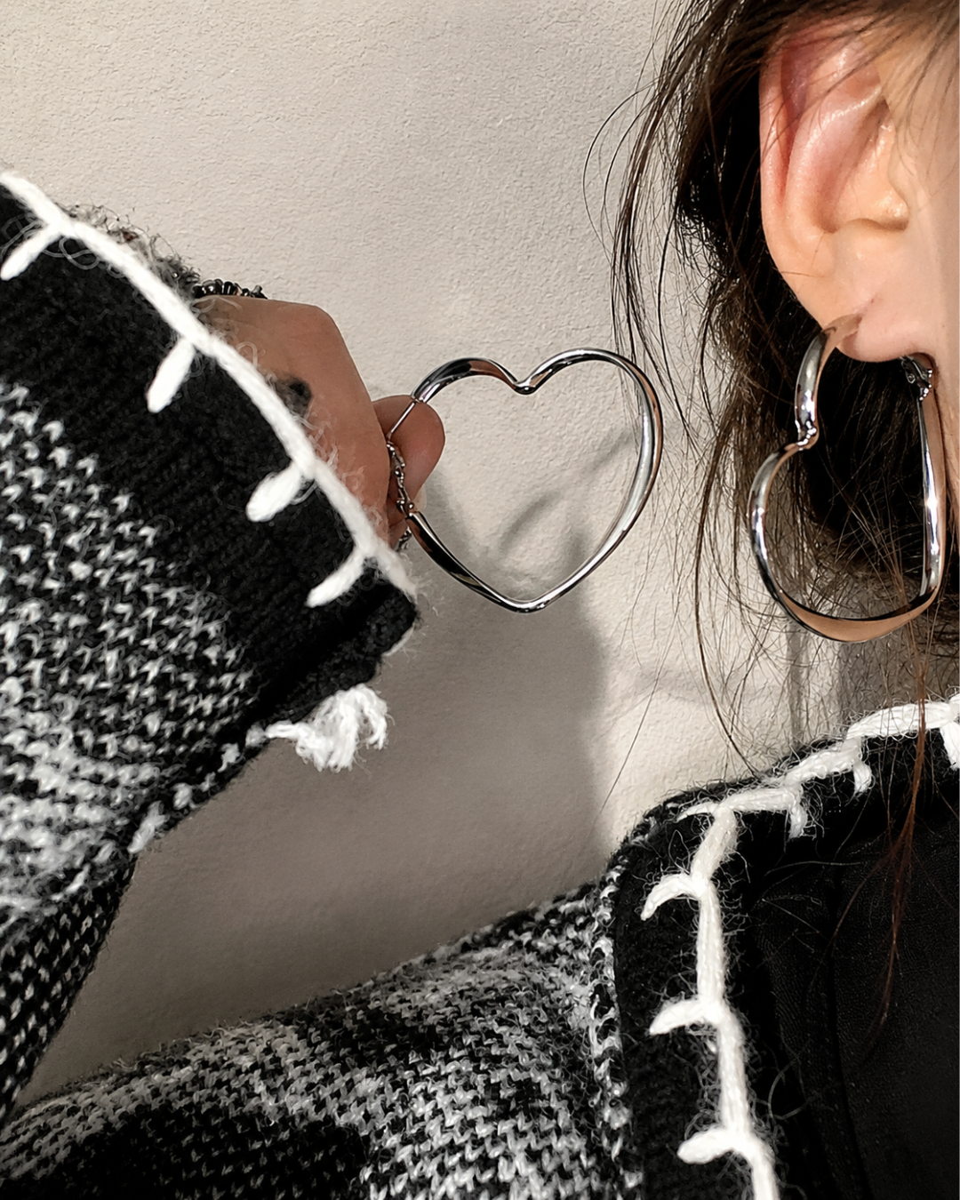 ラインハートフープピアス